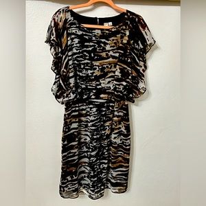 Emma & Michele Leopard Print Dress
